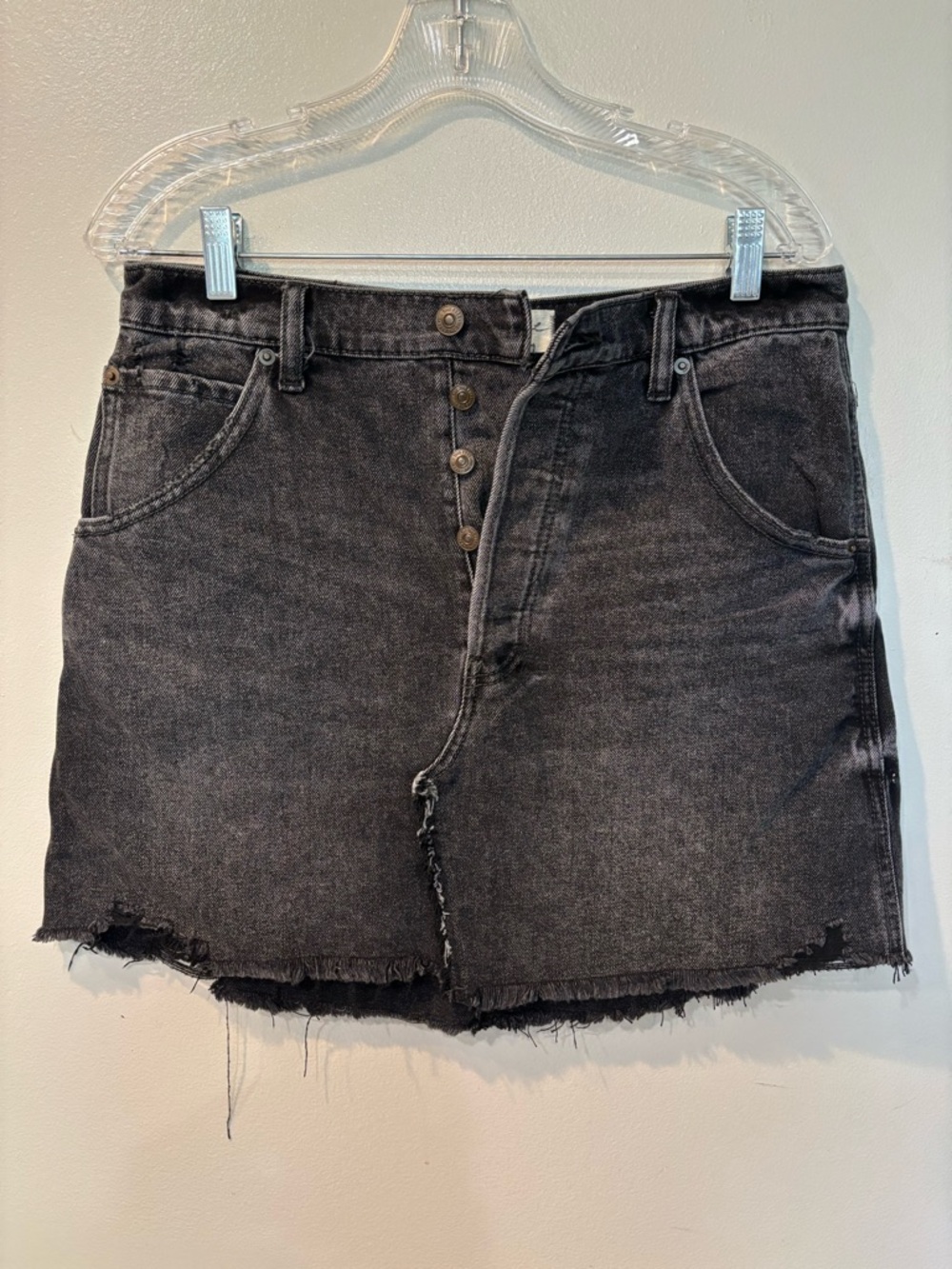 We The Free Brea Cut Off Denim Mini Skirt Women’s Size 30
